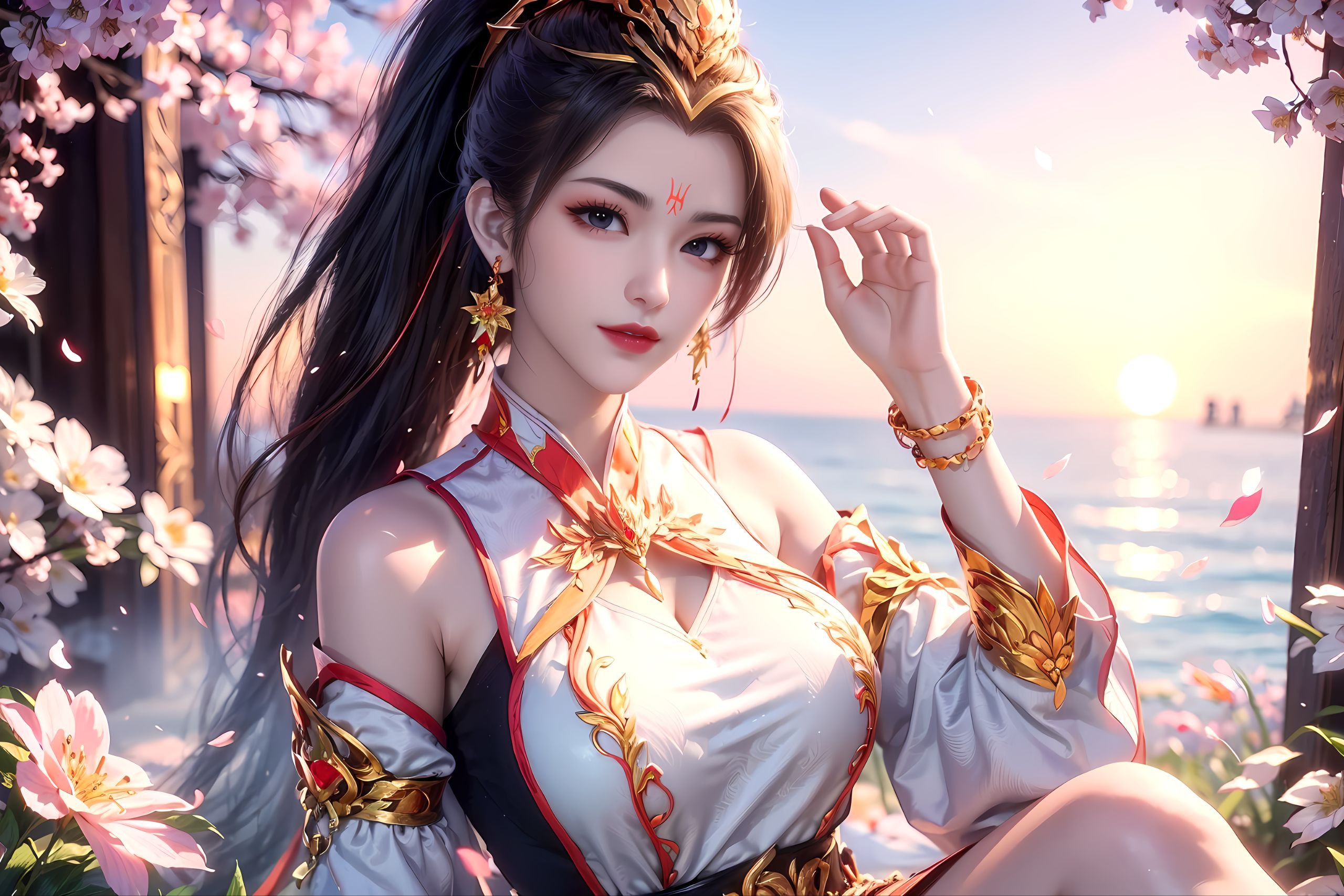 面对